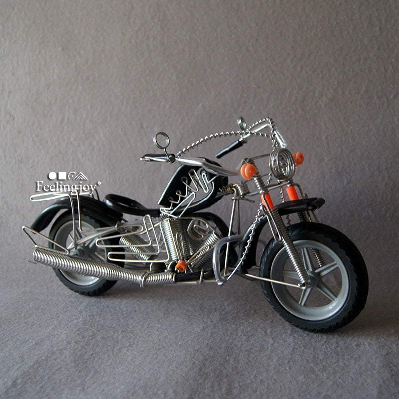 Moto miniature en métal à l'échelle 1:6 pour poupées BJD, figurines Blythe et accessoires de bricolage