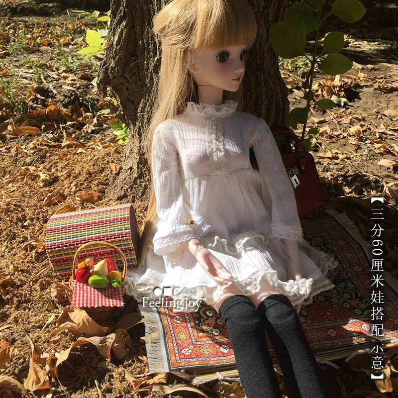 Accesorios en miniatura para muñecas BJD a escala 1:12, cámara, cuaderno, bolsa tipo cubo, caja de picnic