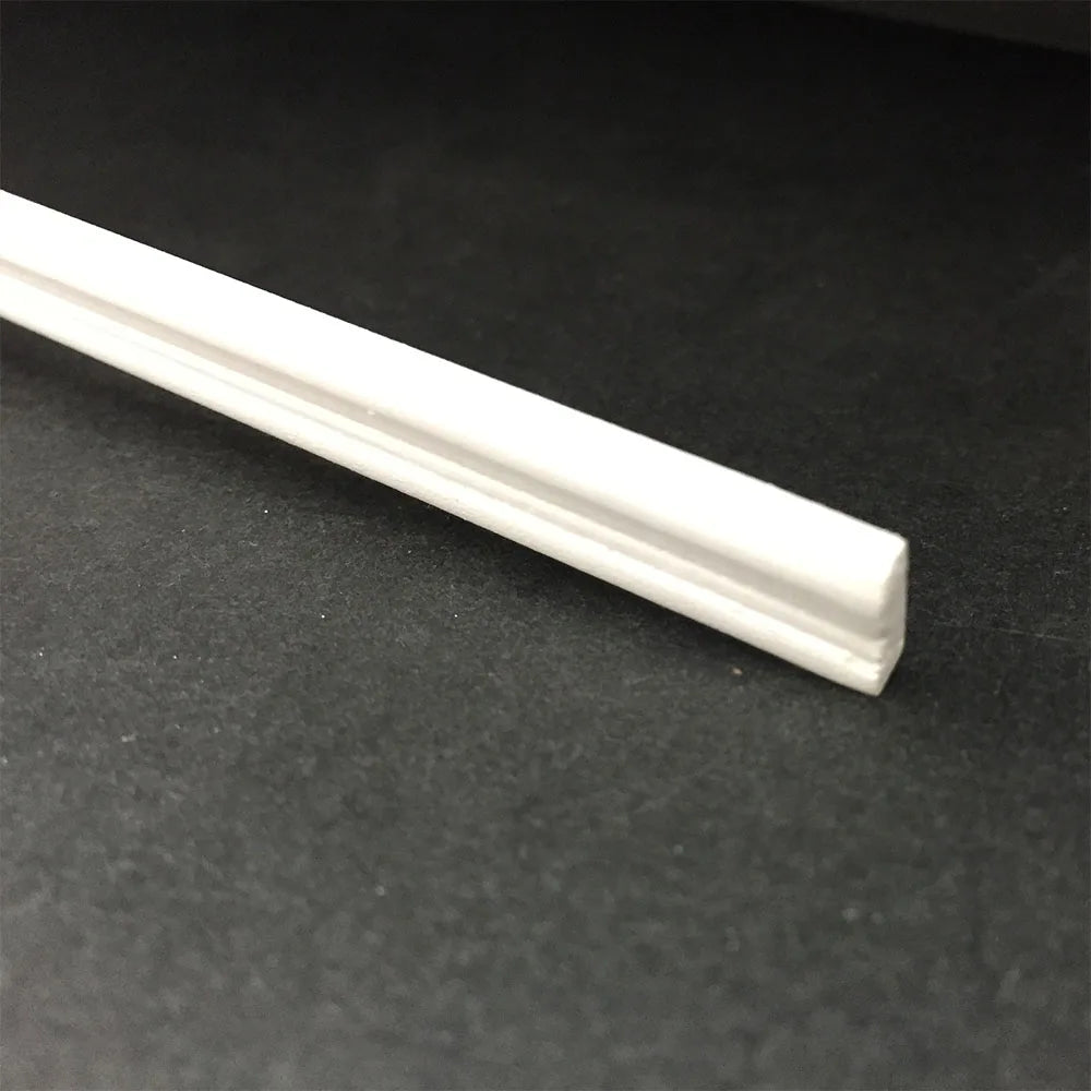 1:12 Scale Miniature Dollhouse Wooden Molding Trim Skirting Line White Baseboard Skirt Board 12pcs