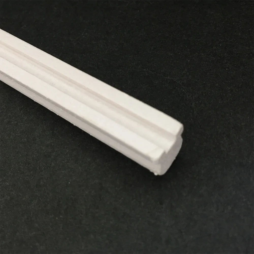 1:12 Scale 12PCS Staircase Accessories Miniature Dollhouse Wood Trim Line Molding White
