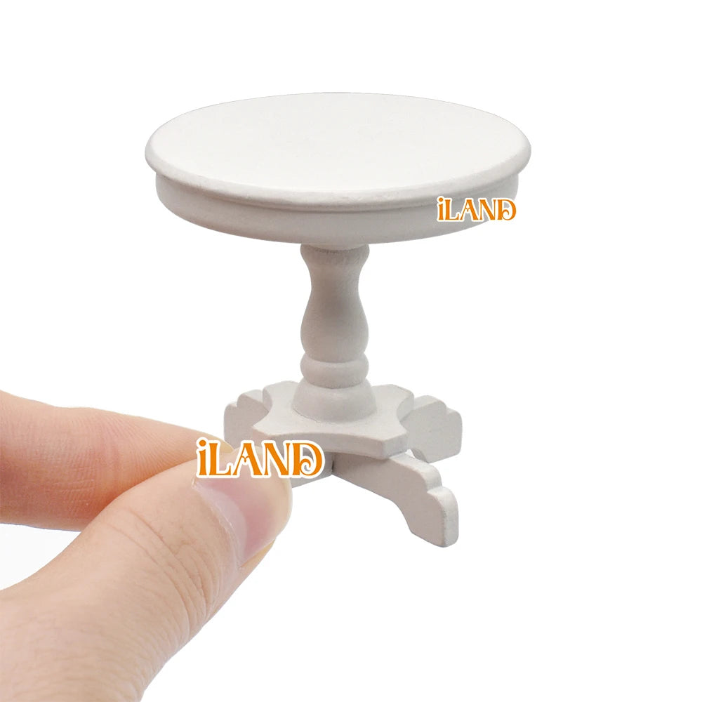 1:12 Scale Wooden Cabinet Miniature Dollhouse Furniture For Living Room With Sofa Pillow End Table And Rug