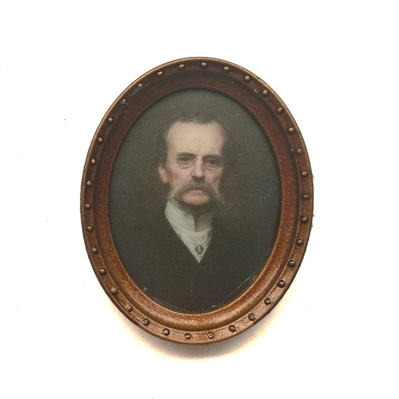1:12 Scale Miniature Framed Picture Paintings Set For Dollhouse Decoration Accessories DIY