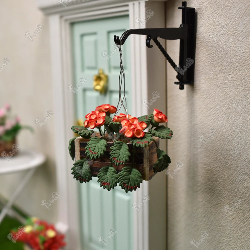 1:12 Scale Miniature Plants And Flowers Dollhouse Accessories Fairy Garden Decor Miniature Dollhouse Furniture