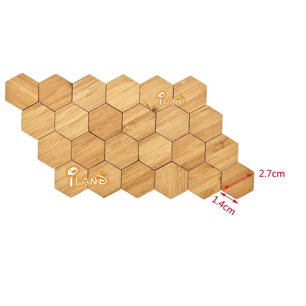 1:12 Scale Miniature Dollhouse Accessories 48 Pcs Light Bamboo Patchwork Flooring Geometric Tiles For Dollhouse Miniature Furniture