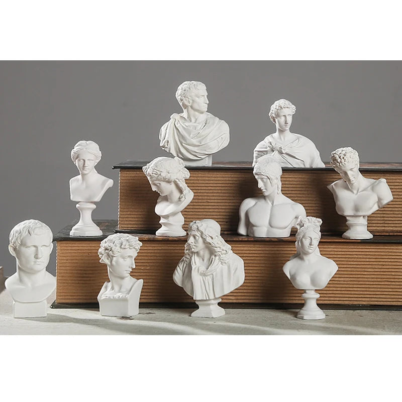 1:12 Scale Resin Sculpture Miniature Dollhouse Accessories For Garden And Living Room Famous Statue
