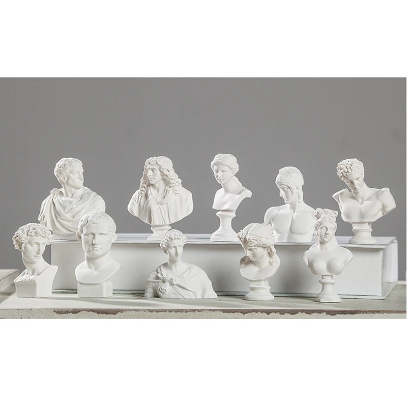 1:12 Scale Resin Sculpture Miniature Dollhouse Accessories For Garden And Living Room Famous Statue