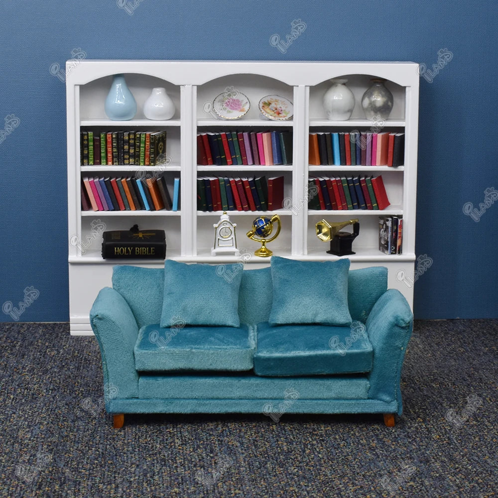 1:12 Scale Modern Miniature Sofa Dollhouse Furniture For Living Room