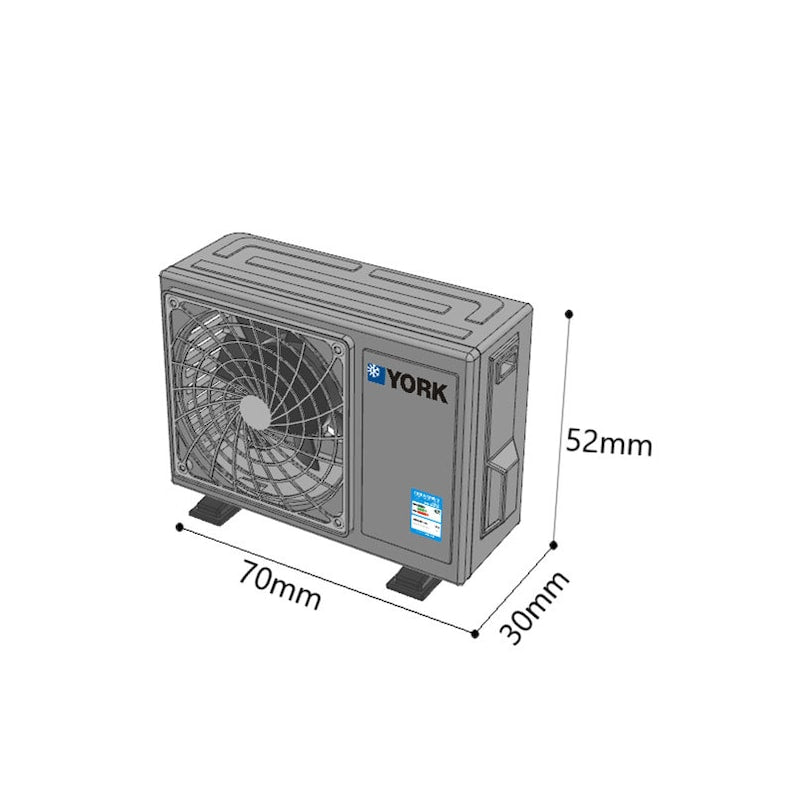 1:12 Scale Miniature Rotatable Air Conditioner Model Dollhouse Accessory Desktop Miniature Furniture For OB11 Dolls