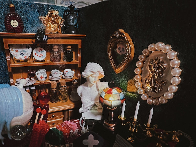 1:12 Scale Miniature LED Wall Lamp And Chandelier Dollhouse Lighting Accessories For BJD Blythe And GSC Dolls