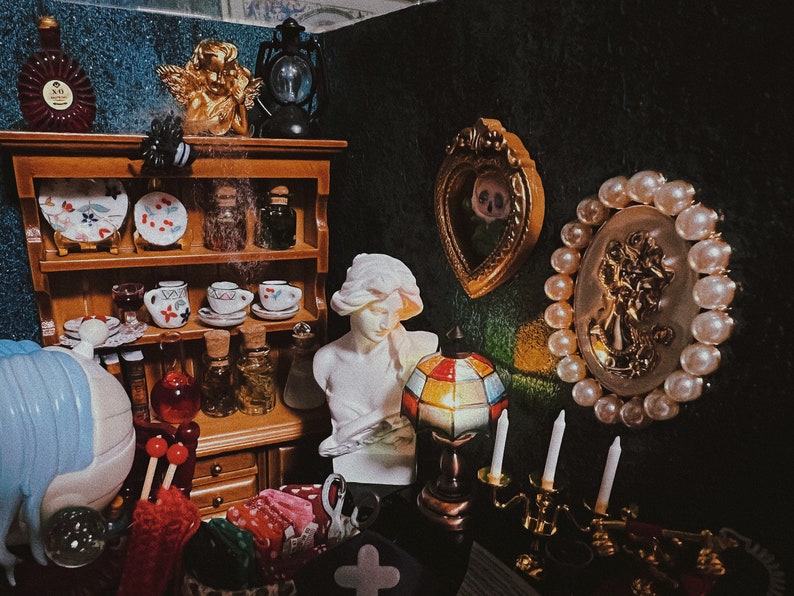 Lámpara de pared LED en miniatura a escala 1:6, lámpara de mesa a escala 1:12, modelo BJD, Blythe, GSC, accesorios de decoración para casa de muñecas, muebles en miniatura.