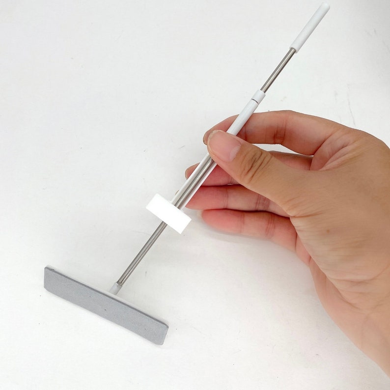1:12 Scale Miniature Sponge Mop Dollhouse Cleaning Accessory For BJD Ob11 Blythe GSC Dolls