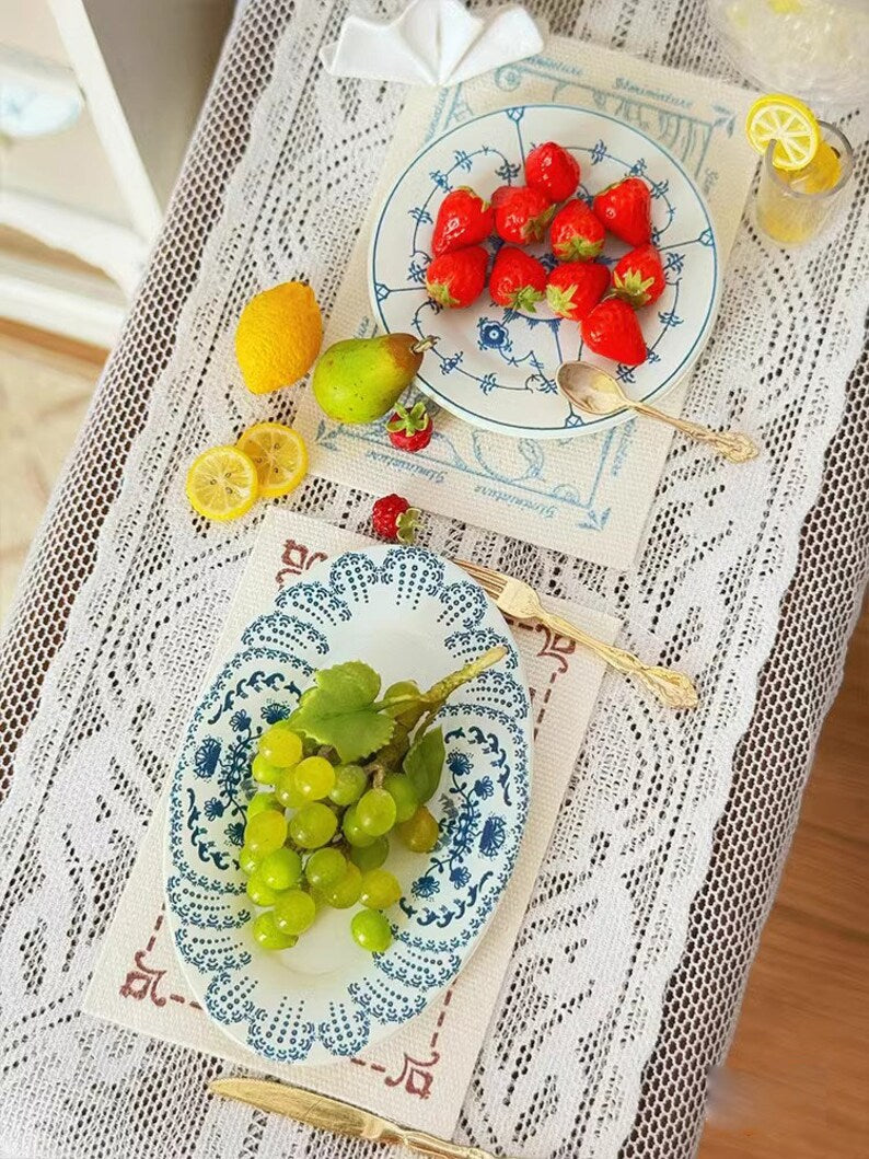 Cafetera en miniatura a escala 1:6, plataforma para agua bendita, tarro de frutas, plato para la cena, modelo BJD Blythe, accesorios de cocina, muebles en miniatura para casa de muñecas.
