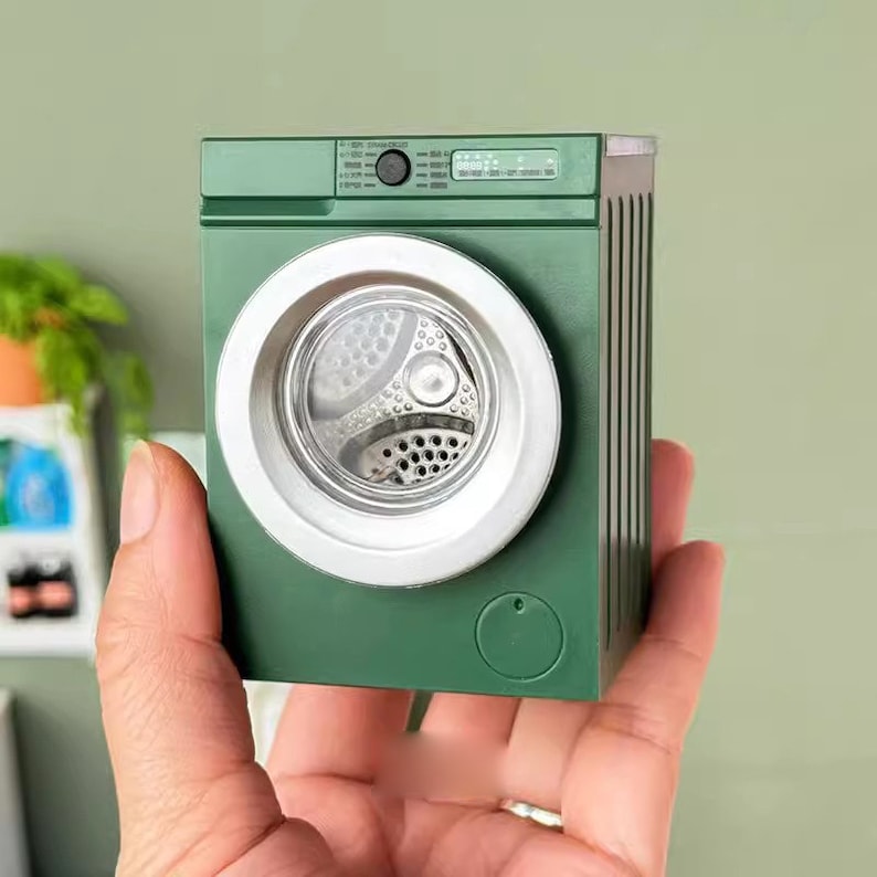 1:12 Scale Miniature Washing Machine & Water Dispenser Set - Dollhouse Appliances for BJD Blythe GSC Dolls