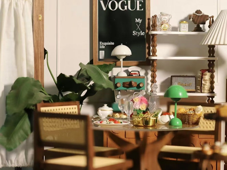 Lámpara de simulación de casa de muñecas en miniatura a escala 1:6, luz redonda, juguete brillante BJD Blythe, accesorio de escritorio