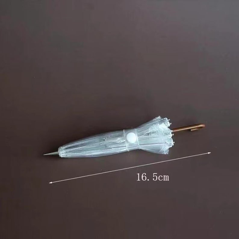 Parapluie miniature de simulation à l'échelle 1:6, modèle 1:12, BJD Blythe GSC, accessoires d'outils imperméables, jouets de maison de poupée miniatures