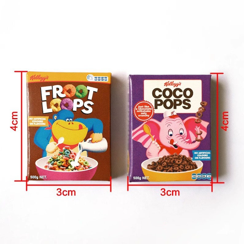 Anillos de cereal y galletas en miniatura a escala 1:6: accesorios de comida para casas de muñecas, ideales para juegos de cocina BJD y Blythe.