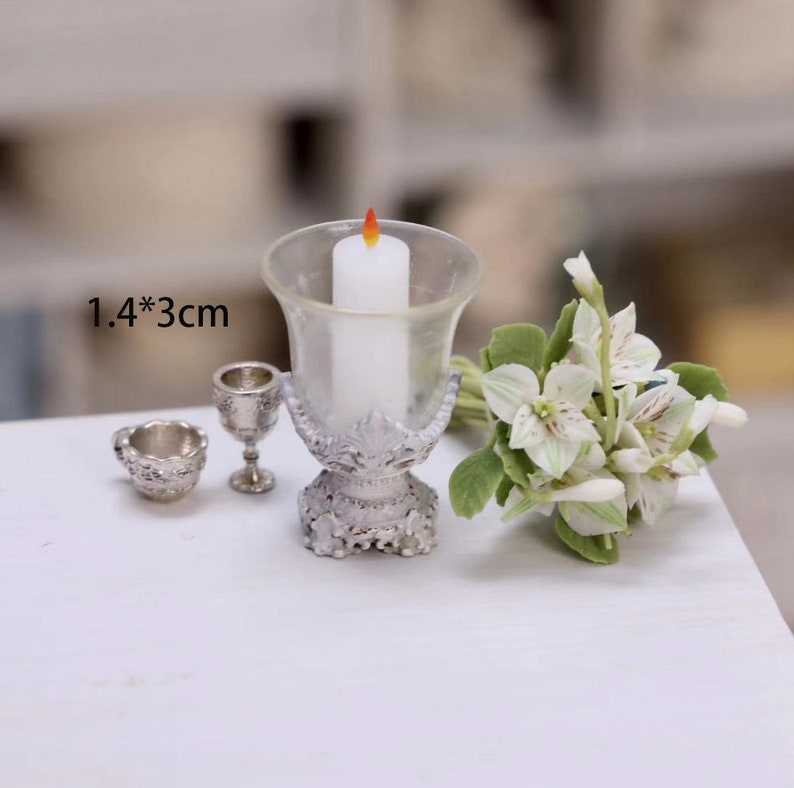 Lampe de bureau miniature échelle 1:6, horloge rétro, chandelier, support de lecture, accessoires pour maison de poupée BJD Blythe, décoration de bureau, jouets