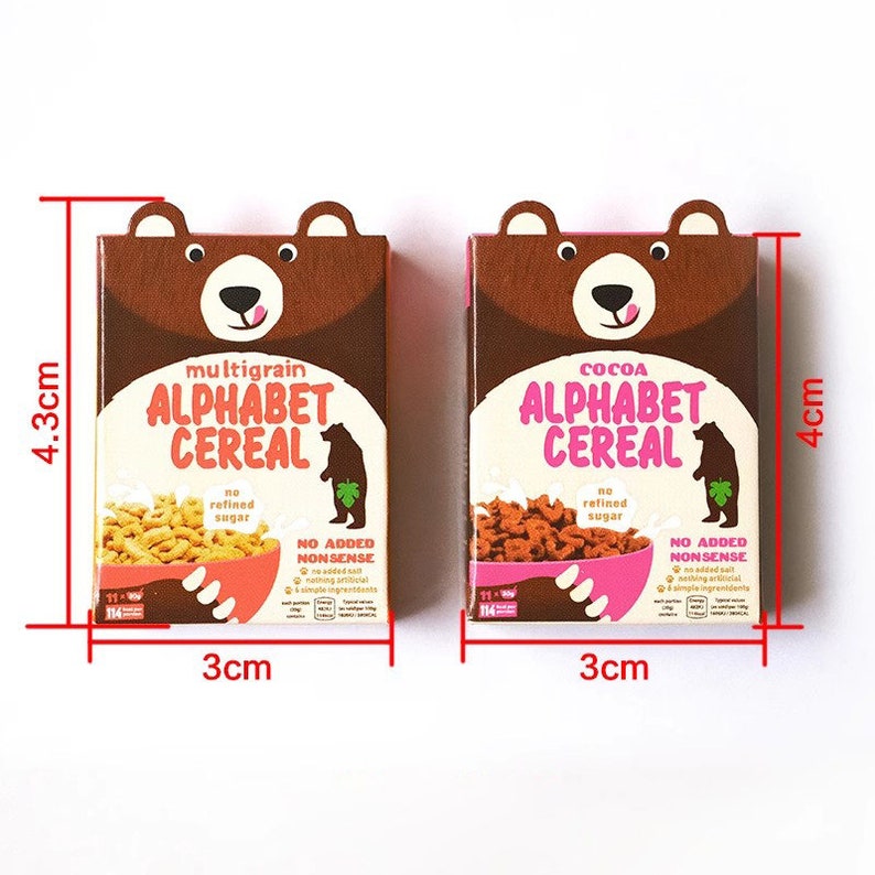 Anillos de cereal y galletas en miniatura a escala 1:6: accesorios de comida para casas de muñecas, ideales para juegos de cocina BJD y Blythe.
