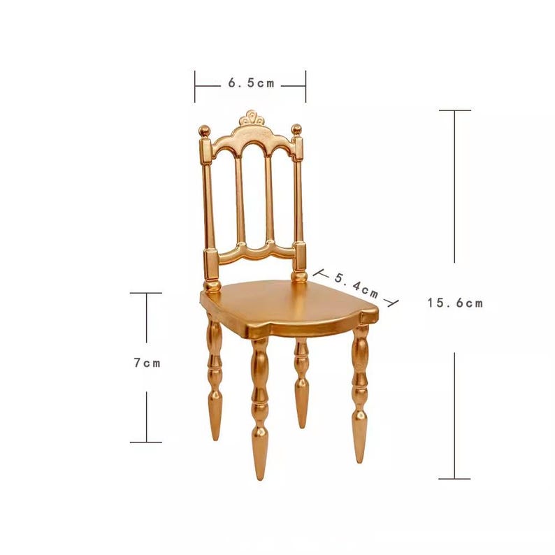 Juego de mesa y silla de metal en miniatura a escala 1:6: muebles para casas de muñecas BJD, Blythe y exhibiciones de modelos.