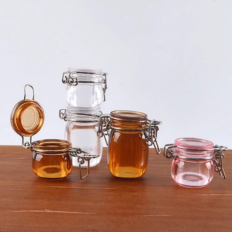 Tanque de almacenamiento en miniatura a escala 1:6, botella de plástico, frasco sellado, modelo de juego de cocina para BJD Blythe, muebles en miniatura para casa de muñecas.