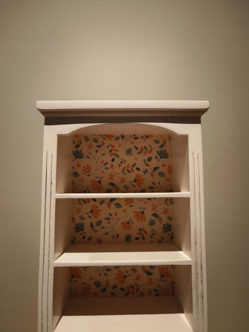 Armario de almacenamiento de madera en miniatura a escala 1:6, estantería, muebles para casa de muñecas, BJD, Blythe, accesorios de cocina, modelos de escritorio, juguetes
