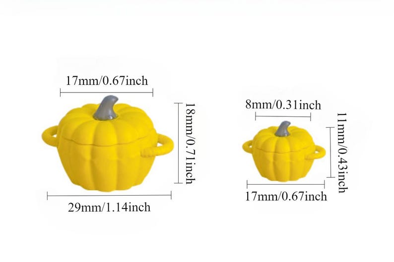 Ensemble de batterie de cuisine miniature à l'échelle 1:12, pot à citrouille, modèle BJD Blythe GSC, accessoires pour maison de poupée