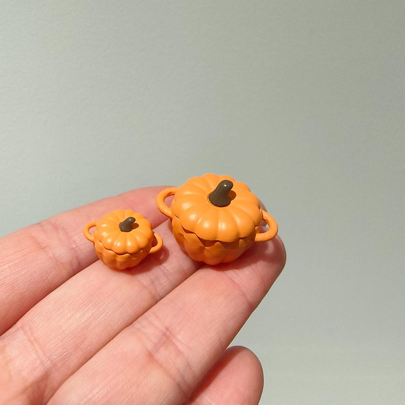 Ensemble de batterie de cuisine miniature à l'échelle 1:12, pot à citrouille, modèle BJD Blythe GSC, accessoires pour maison de poupée