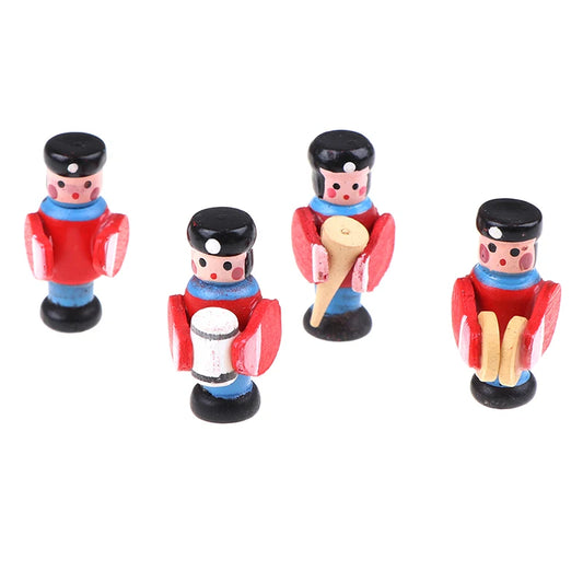 1:12 Scale Miniature Dollhouse Accessories Band 4 Bandsman For Dollhouse Decoration