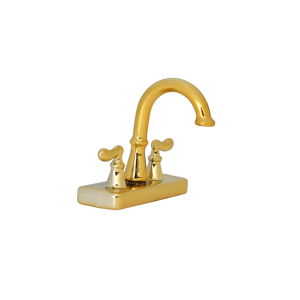 1:12 Scale Miniature Water Tap Faucet Simulation Model For Dollhouse Furniture Decor Accessories