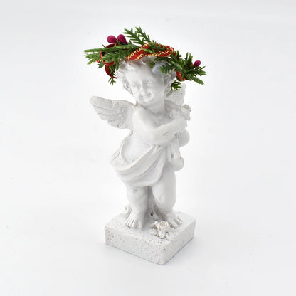 Accesorio para casa de muñecas en miniatura a escala 1:12, guirnalda navideña, decoración navideña, regalo