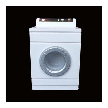 1:12 Scale Miniature Dollhouse Furniture White Washing Machine Wood Model