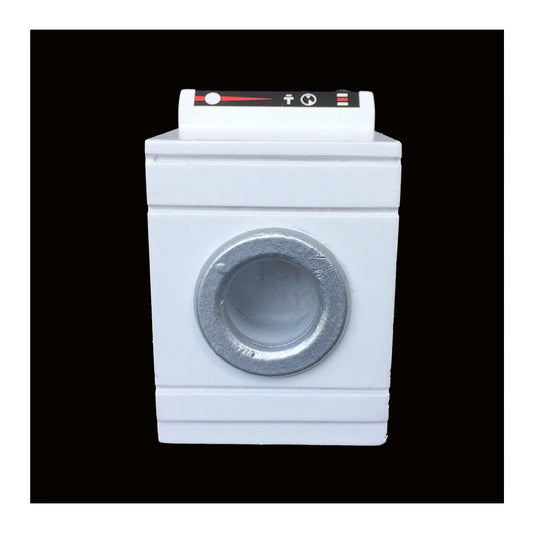 1:12 Scale Miniature Dollhouse Furniture White Washing Machine Wood Model