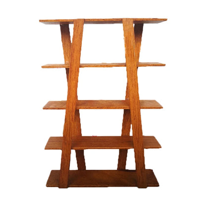 1:12 Scale Miniature Wooden Shelf Display Dollhouse Furniture For Doll House Accessories Toys Girls Boys Children