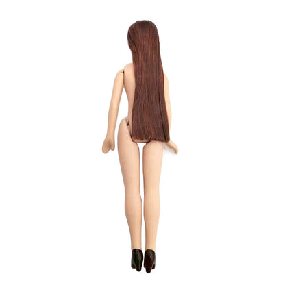 1:12 Scale Miniature Porcelain Naked Body Doll Lady Model For Dollhouse