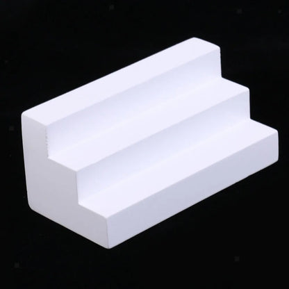 1:12 Scale Miniature Dollhouse Wooden Doorstep Stair White