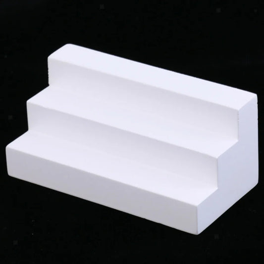 1:12 Scale Miniature Dollhouse Wooden Doorstep Stair White
