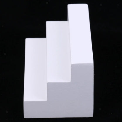 1:12 Scale Miniature Dollhouse Wooden Doorstep Stair White