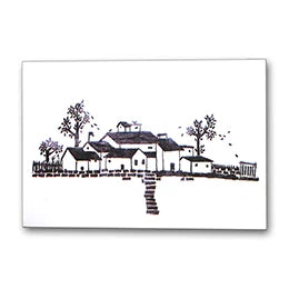 Peinture murale miniature sans cadre pour maison de poupée, échelle 1:12, OM009 010
