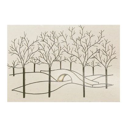 Peinture murale miniature sans cadre pour maison de poupée, échelle 1:12, OM009 010