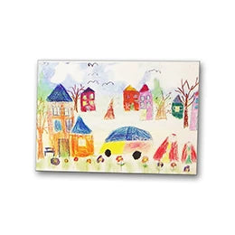 Peinture murale miniature sans cadre pour maison de poupée, échelle 1:12, OM009 010