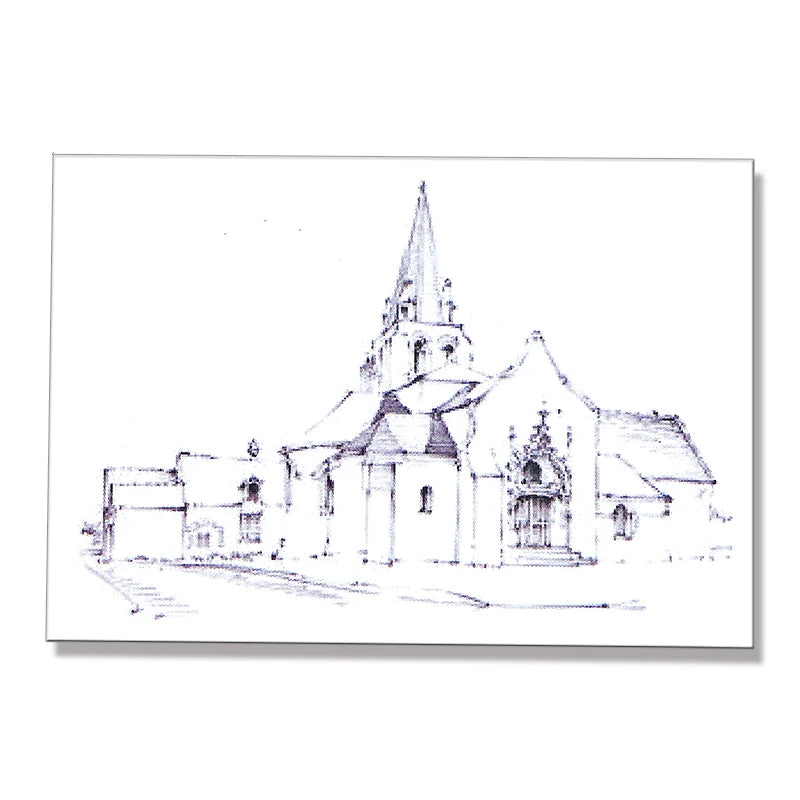 Peinture murale miniature sans cadre pour maison de poupée, échelle 1:12, OM009 010