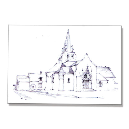 Peinture murale miniature sans cadre pour maison de poupée, échelle 1:12, OM009 010