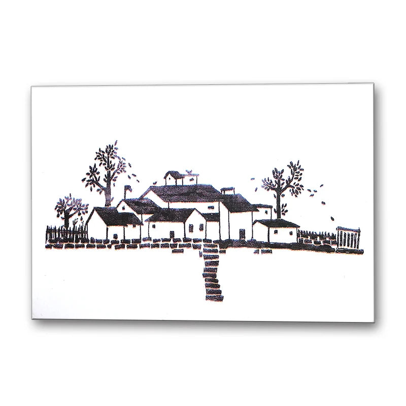 Peinture murale miniature sans cadre pour maison de poupée, échelle 1:12, OM009 010