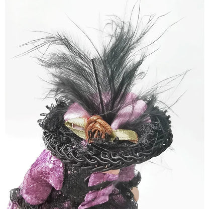 1:12 Scale Miniature Dolls With Stand Dollhouse Accessories Christmas Toys For Girls Children