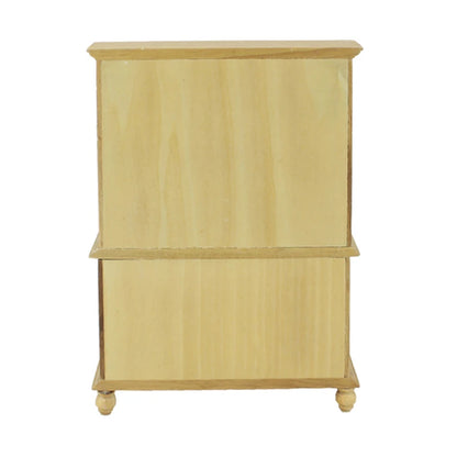 Meuble de cuisine miniature en bois pour maison de poupée à l'échelle 1:12 - Meuble artisanal