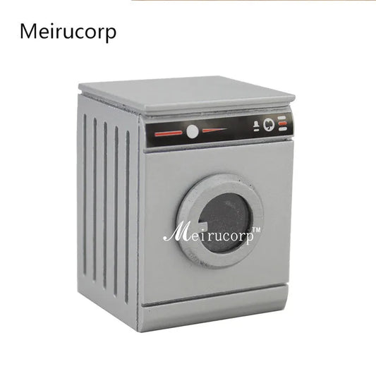 1:12 Scale Miniature Dollhouse Washing Machine Decoration Electrical Appliance