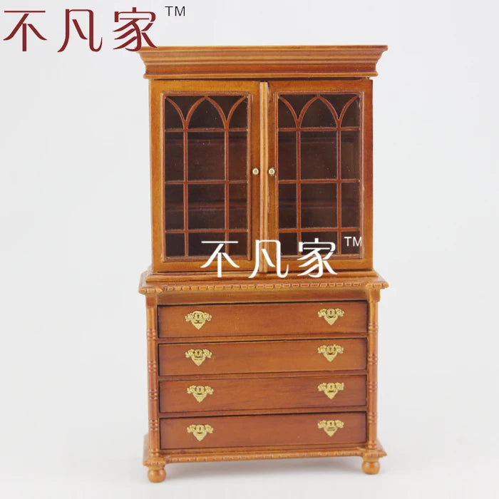 Muebles de cocina para casa de muñecas en miniatura a escala 1:12