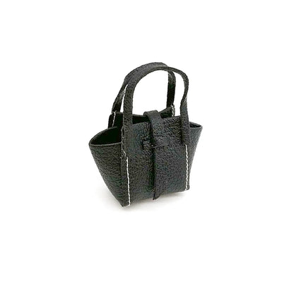 1:6 Scale Miniature Leather Handbag Purse Lady Shoulder Bag Fashion Doll Accessories