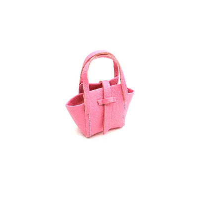1:6 Scale Miniature Leather Handbag Purse Lady Shoulder Bag Fashion Doll Accessories
