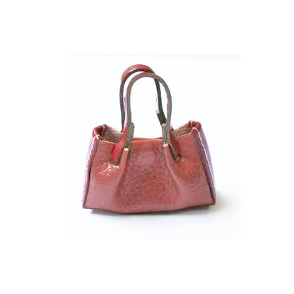 1:6 Scale Miniature Leather Handbag Purse Lady Shoulder Bag Fashion Doll Accessories For Dollhouse